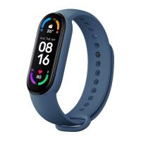 Xiaomi Mi Band 6 / Mi Band 5 Akıllı Bileklik Kordonu 3 Lü Paket Siyah/Turuncu/Turkuaz