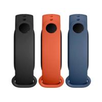 Xiaomi Mi Band 6 / Mi Band 5 Akıllı Bileklik Kordonu 3 Lü Paket Siyah/Turuncu/Turkuaz